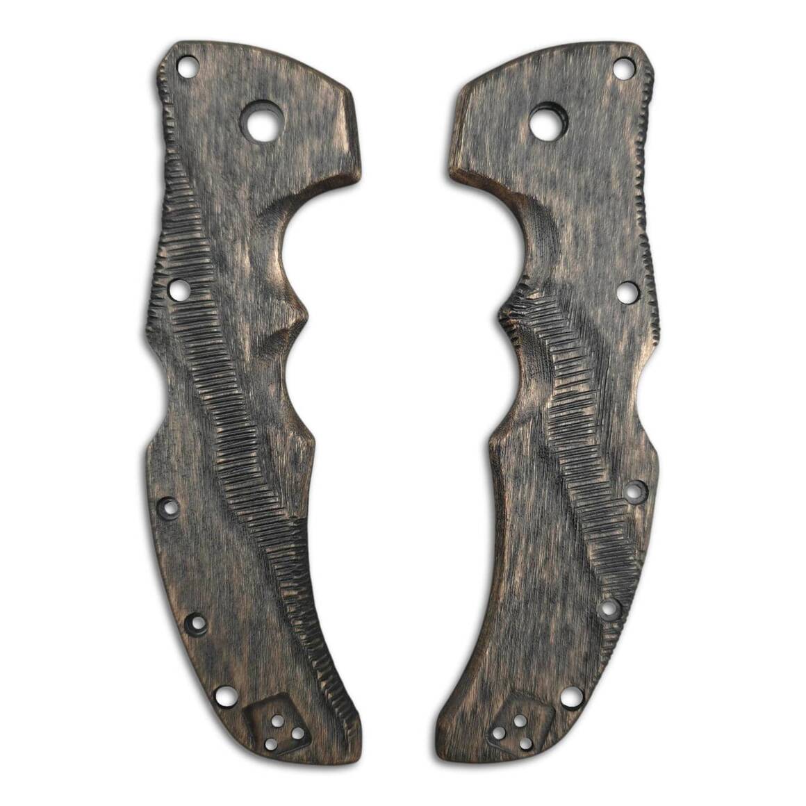Gap maple scales for Cold Steel Recon 1 knife