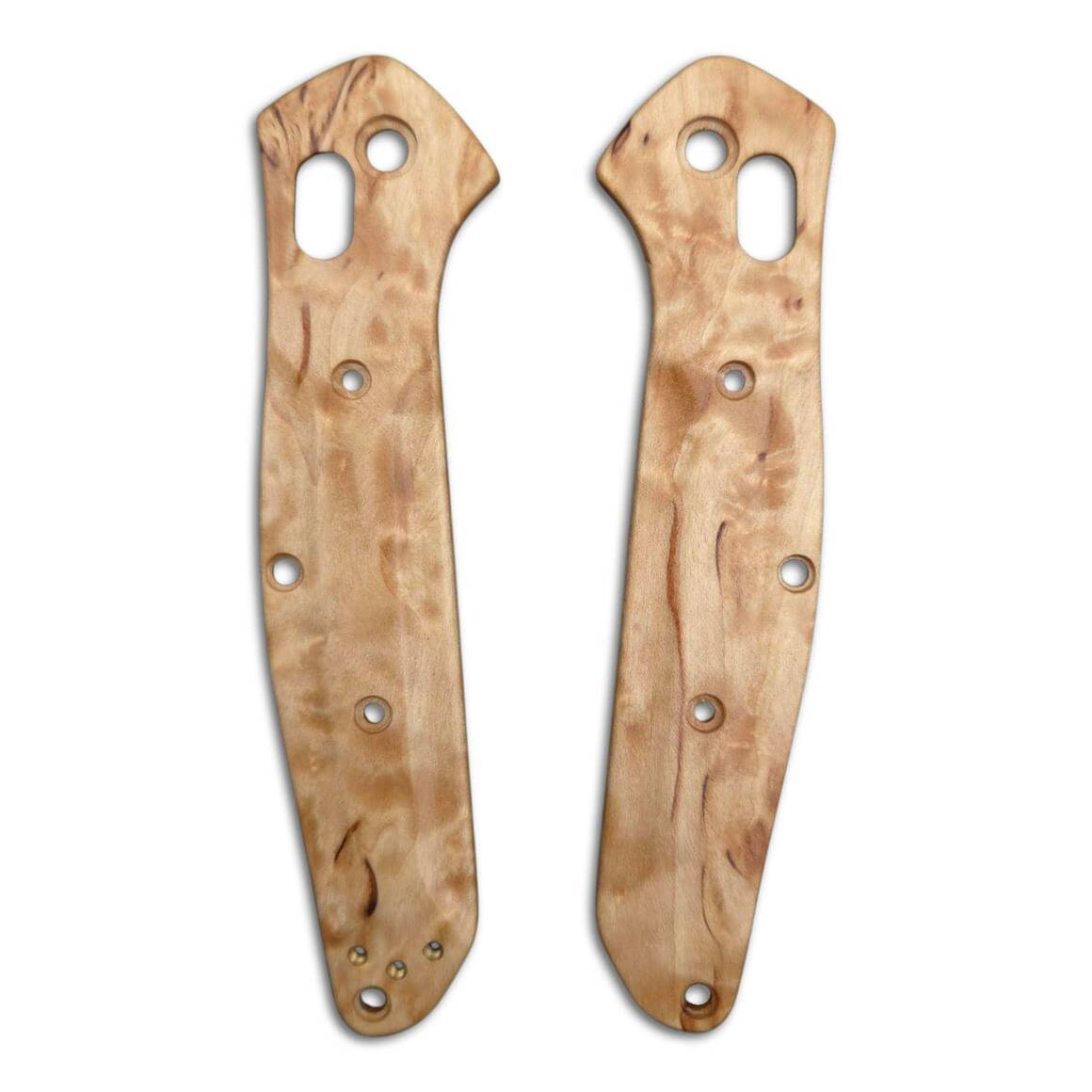 Traditional Karelian birch scales for Benchmade Osborne 940-1